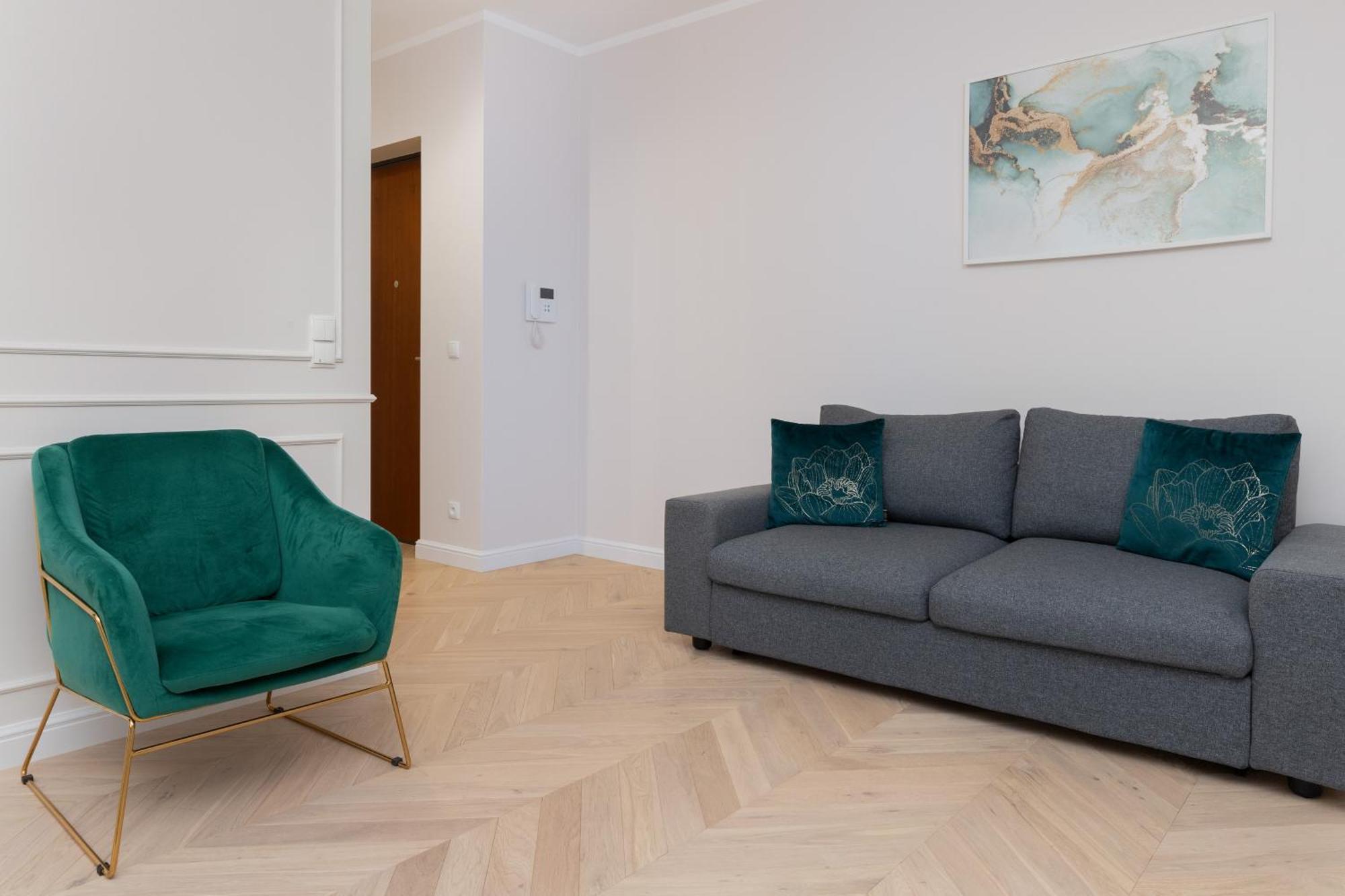 Lux Apartment Niemcewicza With Ac & Balcony Warsaw Ochota By Noclegi Renters Bagian luar foto